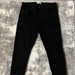 EUC Parker Smith Noir Black Jeans Cutout Ankles